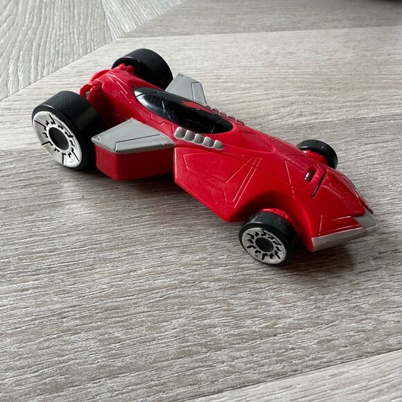 Hot Wheels 2010 McDonald's Mattel Red Car Battle Force 5 - Picture 1 of 9